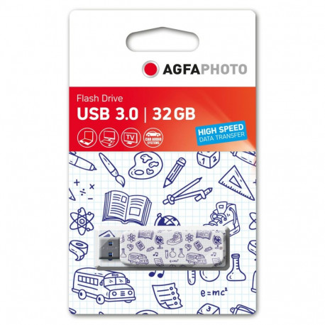 AgfaPhoto USB 3.0 Gen 1 32GB Motiv Schule