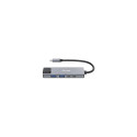 Equip 5 in 1 Multifunctional Adapter, 2.5GbE, USB-A x 2, USB-C x 1, USB-C , 100W USB PD