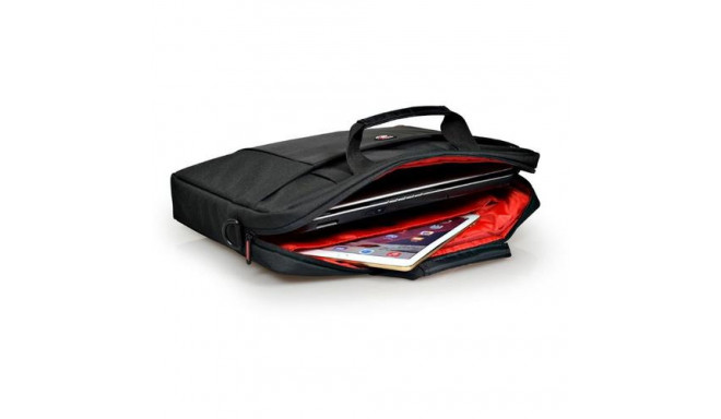Port Designs Houston Toploading notebook case 39.6 cm (15.6&quot;) Briefcase Black