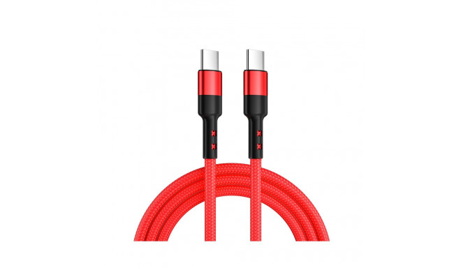 Caruba USB C to USB C 60W Cable 3 Meter Red
