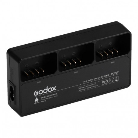 Godox VC 26T Multiple Battery Charging Station voor V1