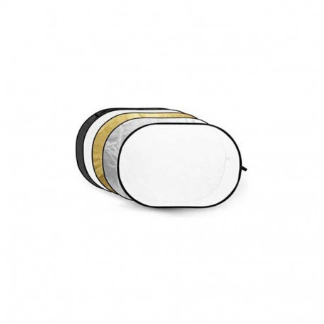 Caruba 5 in 1 Goud, Zilver, Zwart, Wit, Transparant 150 x 200cm