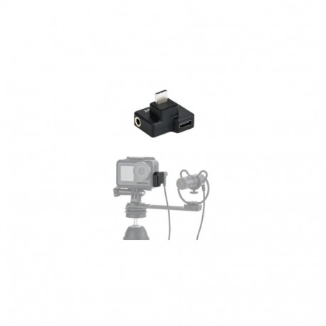 JJC AD OA1 3.5mm Mic/USB C Adapter