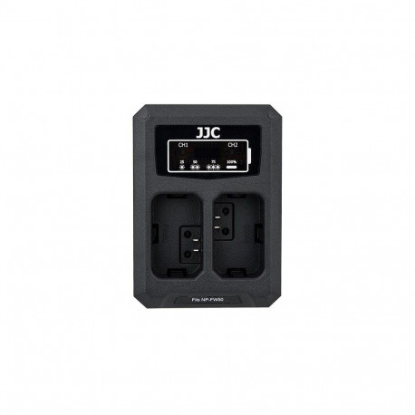 JJC Sony DCH NPFW50 USB Dual Battery Charger (voor Sony NP FW50 accu)