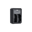JJC Nikon DCH ENEL15 USB Dual Battery Charger (voor Nikon ENEL15 accu)