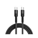 Caruba USB C to USB C 60W Cable 1 Meter Black