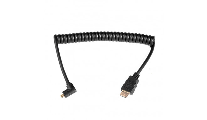 Caruba HDMI MicroHDMI Spring Wire Angled