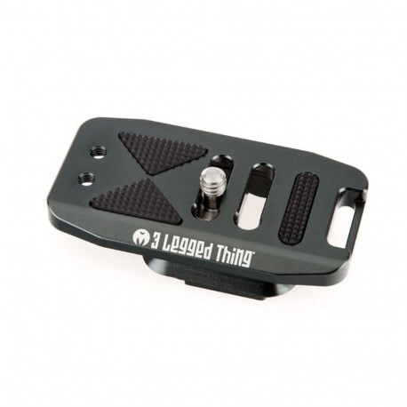 3 Legged Thing 70mm Base Plate with screen slope and strap connector. Compatible with PEAK DESIGN &