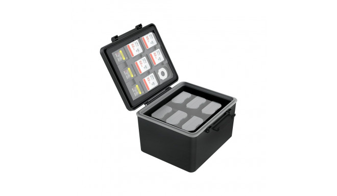 JJC JBC BAT6 Plastic Storage Case