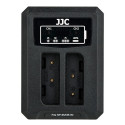 JJC Fuji DCH NP95 USB Dual BatteryCharger (voor Fujifilm NP 95 / Ricoh DB 90)