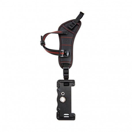 JJC HS PRO1P Hand Grip Strap (incl Quick Release U Plate voor Video) Rood