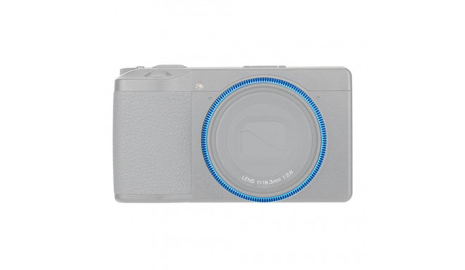 JJC RN GR3 BLUE Lens Decoration Ring for Ricoh GRIII