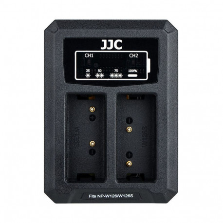 JJC battery charger for battery type Fuji DCH NPW126 USB Dual