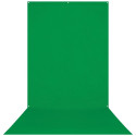 Westcott X Drop Wrinkle Resistant Backdrop Green Screen Sweep (5' x 12')