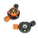 3 Legged Thing Panoramic Clamp Universal Adapter with QR Plate Black / Copper