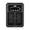JJC Canon DCH LPE6 USB Dual Battery Charger (voor Canon LP E6 / LP E6N accu)