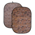 Caruba Opvouwbare Achtergrond 150x200cm Red Stone
