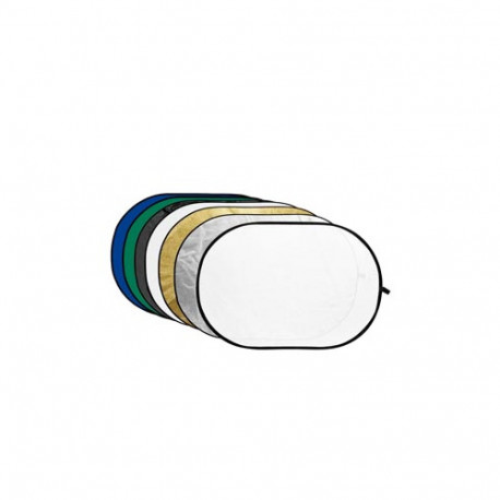 Godox reflector 150x200cm 7in1, gold/silver/black/white/transparent/blue/green