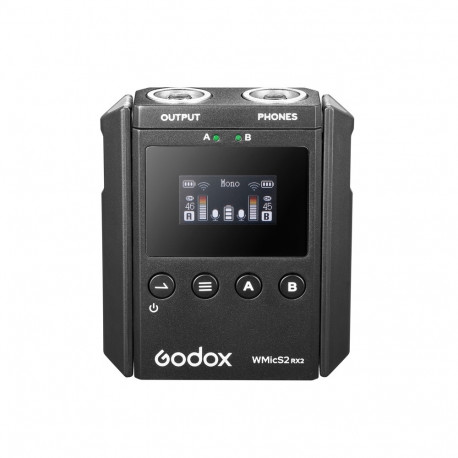 Godox WMicS2 RX2 UHF Wireless Receiver