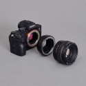 Urth Lens Mount Adapter: Compatible with Canon (EF / EF S) Lens to Sony E Camera Body (Electronic)