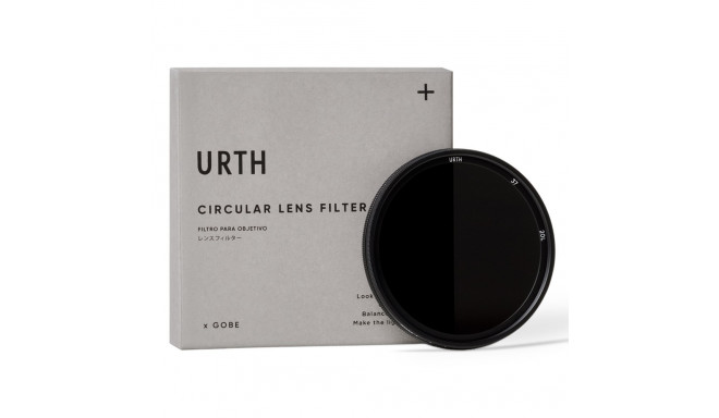 Urth 37mm ND8 128 (3 7 Stop) Variable ND Lens Filter (Plus+)