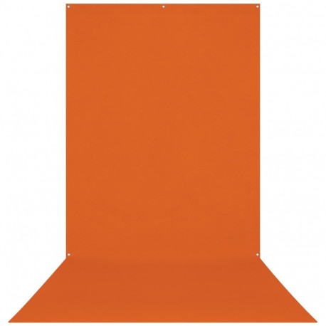 Westcott X Drop Wrinkle Resistant Backdrop Tijger Oranje Sweep (5' x 12')