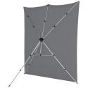 Westcott X Drop Pro Kreukbestendige Achtergrond Kit Neutraal Grijs (8' x 8')