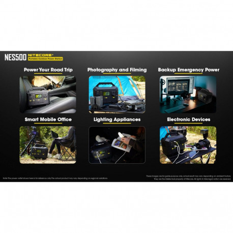Nitecore NES500 draagbare Outdoor powerstation