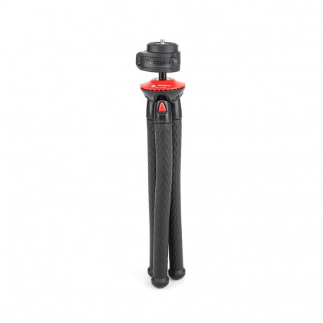 Fotopro UFO 2 Plus Black/Red Tripod met Telefoon & GoPro Mount