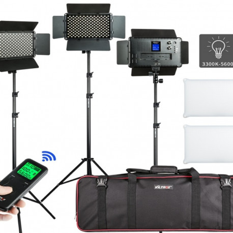 Viltrox VL D640T LED Light Triple Kit