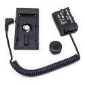 Caruba Nikon EN EL15 Full Decoding Dummy Battery + F970 Batterijhuls (veer kabel)
