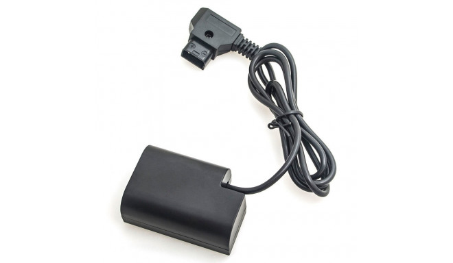 Caruba Panasonic DMW DCC12 Full Decoding Dummy Batterij + D TAP B Type Poort (rechte kabel)