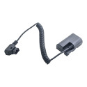 Caruba Canon LP E6 Full Decoding Dummy Battery + D TAP B Type Poort (veer kabel)
