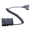 Caruba Canon LP E6 Full Decoding Dummy Battery + D TAP B Type Poort (veer kabel)