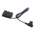 Caruba Canon LP E6 Full Decoding Dummy Battery + D TAP B Type Poort (rechte kabel)