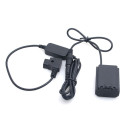 Caruba Sony NP FZ100 Full Decoding Dummy Batterij + D TAP (rechte kabel)