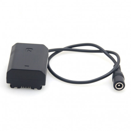 Caruba Sony NP FZ100 Full Decoding Dummy Batterij (rechte kabel)