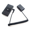 Caruba Sony NP FZ100 Full Decoding Dummy Batterij + F970 Batterij Gusset (veer kabel)