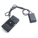 Caruba Sony NP FZ100 Full Decoding Dummy Batterij + F970 Batterij Gusset (rechte kabel)