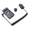 Caruba Sony NP FW50 Full Decoding Dummy Batterij + F970 Batterij Gusset (veer kabel)