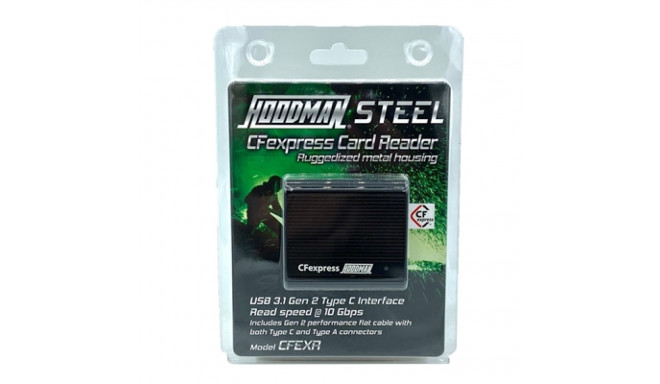 Hoodman CFExpress USB 3.1 Gen 2 Type C Interface Speed 10 Gbps