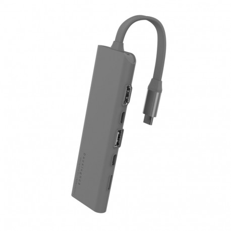 Allocacoc Docking HUB USB C Grijs