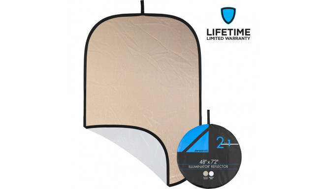 Westcott Illuminator Opvouwbare 2 in 1 Zonlicht/Wit Bounce Reflector (121,9 x 182,8cm)