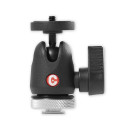 Caruba Centre Ball Head met Cold Shoe Mount