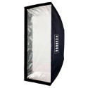 Caruba Quick Assembly Matte Zilver Strip Softbox 60x90cm