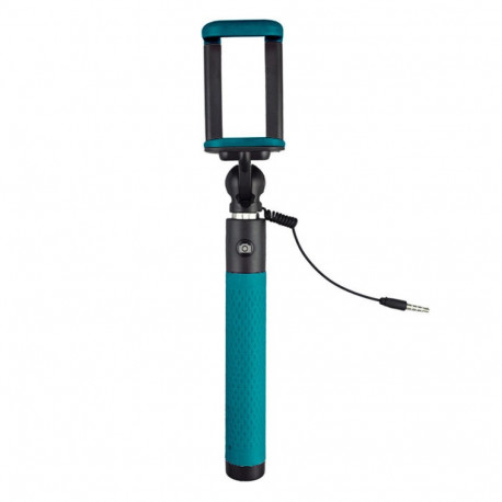 Caruba Selfie Stick Plug & Play Blauw