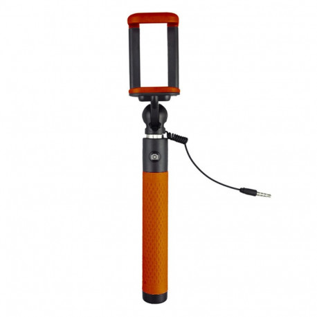 Caruba Selfie Stick Plug & Play Oranje