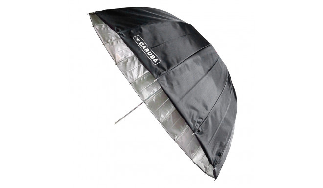 Caruba Deep Umbrella Zilver/Zwart 85 cm