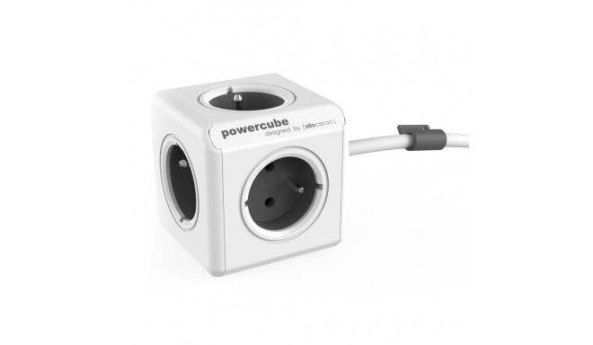 Allocacoc PowerCube Extended Grijs 1,5m Kabel (FR)