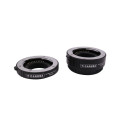 Caruba Extension Tube Set Olympus/Panasonic MFT Chroom (Versie II)